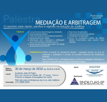 Palestra Mediação e Arbitragem